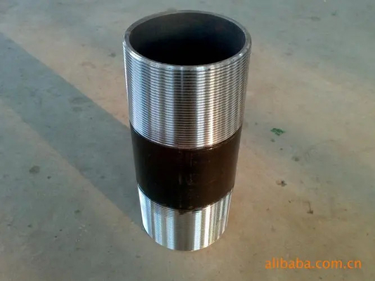 316 304 acciaio inossidabile leghe di ottone di compressione Fittings di fili di tubi fabbricati in Oem Close Nipple