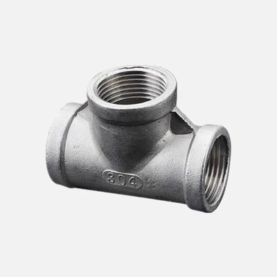 Fittings per tubi in acciaio inossidabile duplex a filo tee dritto A182 F51 ASME B16.11
