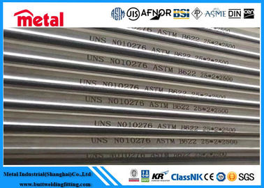 tubo senza cuciture UNS NO10276 ASTM B622 dell'acciaio legato del nichel di 25mm*2mm*2500mm