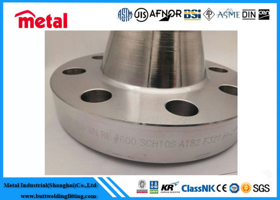 ASTM A182 N06600 Flange di collo di saldatura ad alta resistenza CL300 RF ASME B16.5