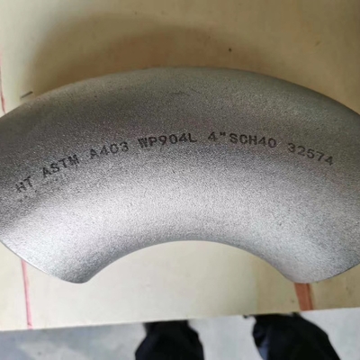 Raccordi per tubi in lega di titanio ASTM B16.9 Gomiti a 90 gradi in titanio di grado 2 laminati a caldo