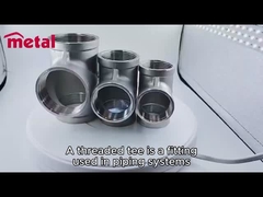 Tubi per acqua personalizzabili Tubi per olio di acciaio inossidabile 304 316 Tee Fittings per tubi a presa di grado industriale