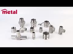 Fittings per idraulici in rame di alto livello.