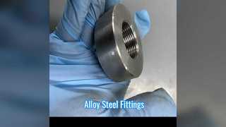 Raccordi per tubi in acciaio legato, gomiti, riduttori a T