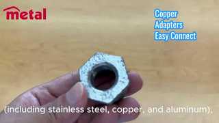 Adattatori in rame (maschio e femmina) | Connettori per tubi filettati