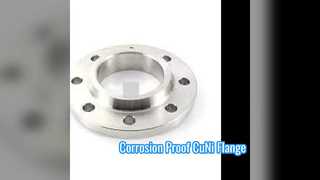 Flangia CuNi 90/10 PN10 faccia piatta con collo saldato