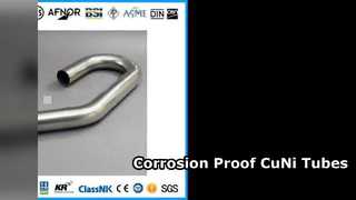 Tubi CuNi U resistenti alla corrosione per scambiatori di calore marini