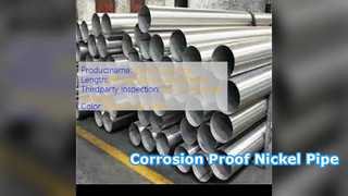 Tubo saldato per tubi in lega di nichel ASTM B165