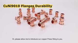 Saldatura RF in acciaio forgiato con flange CuNi9010