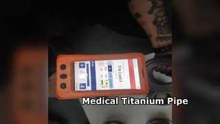 Strumenti medici per tubi biocompatibili in lega di titanio
