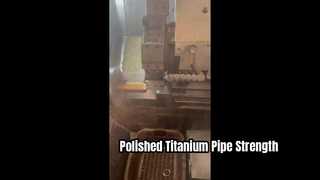 Tubo in titanio senza saldatura GR5 Finitura lucida