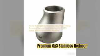 Raccordo per tubo 6x3 con riduttore eccentrico ASTM A403 WP304