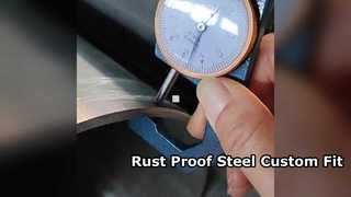 Diametro personalizzato della piastra in acciaio resistente alla corrosione