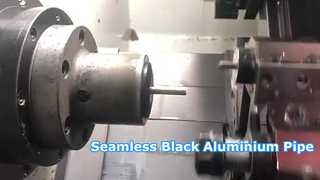 Tubo in alluminio nero senza saldatura ad alta precisione